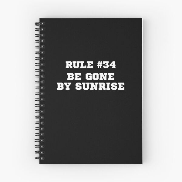 Item preview, Rule #34 Be Gone By Sunrise - Wedding Crashers Quote designed and sold by barrelroll909.