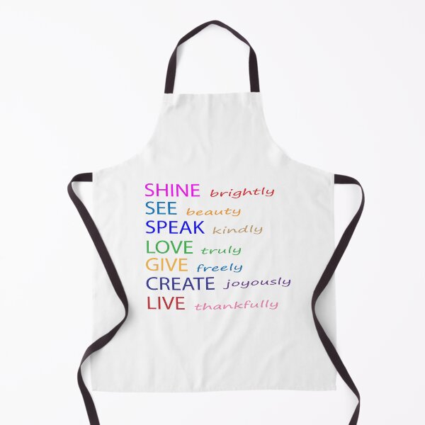 Item preview, shine brightly see beauty speak kindly love truly give freely live thankfully designed and sold by sbrstore.
