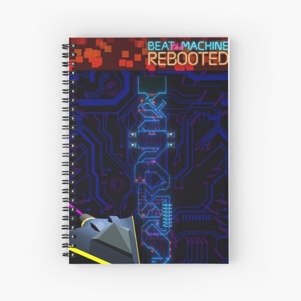 Beat the Machine: Rebooted Level 15 Art Spiral Notebook