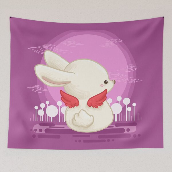 Item preview, Bunny with Red Wings designed and sold by Khotekmei.
