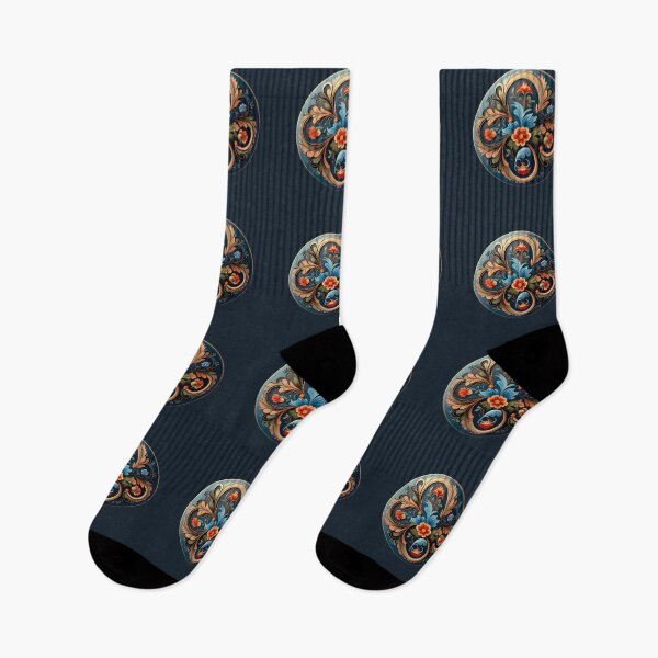 Item preview, Norwegian Blue Telemark Rosemaling designed and sold by bestsalernow.