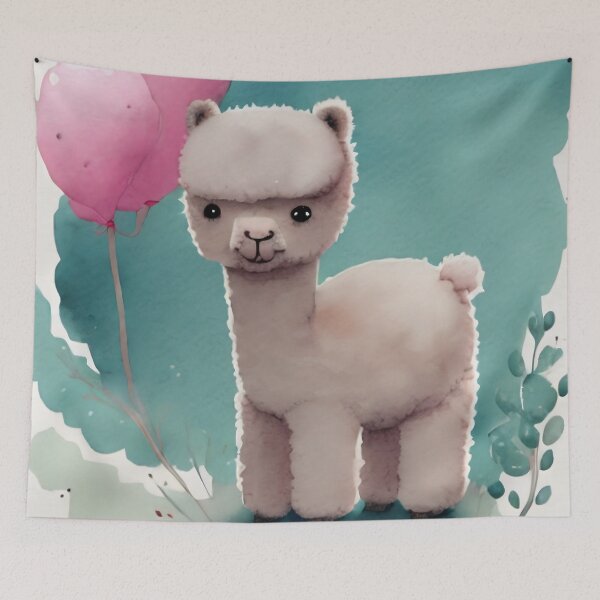 Item preview, Cute Baby Alpaca Art 1 designed and sold by cutiepeaupies.