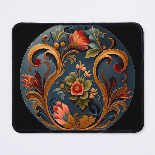 Item preview, Norwegian Blue Telemark Rosemaling designed and sold by bestsalernow.