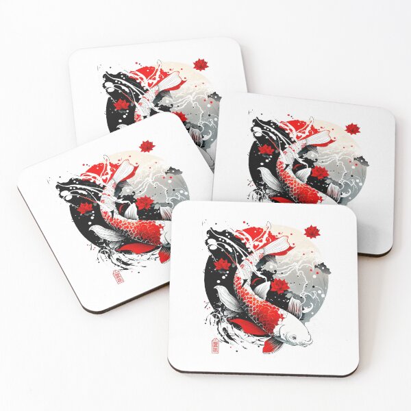 Item preview, Japanese Koi fish Design designed and sold by Playfullprints.
