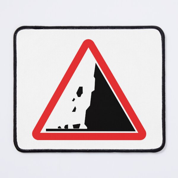 Item preview, Falling Rocks Hazard Sign designed and sold by slyfo.