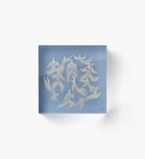 Die Schwimmer Acrylblock