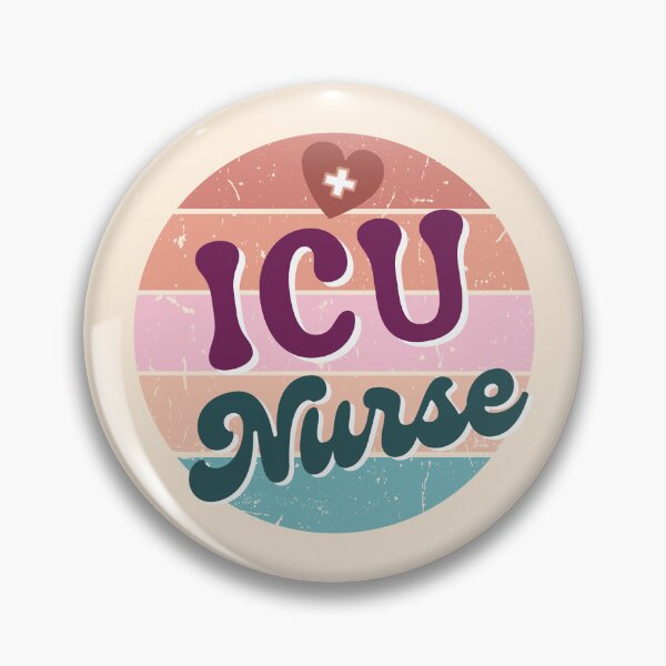 Item preview, ICU Nurses | Intensive Care Nursing | Retro Design | Nursing Specialty designed and sold by DesignsRN.