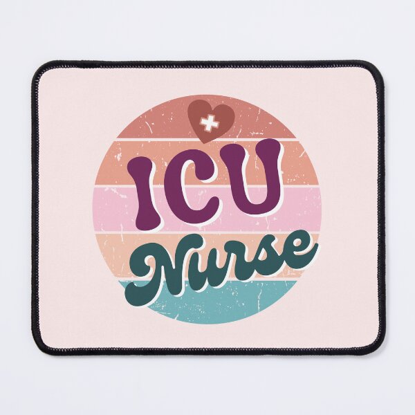 Item preview, ICU Nurses | Intensive Care Nursing | Retro Design | Nursing Specialty designed and sold by DesignsRN.