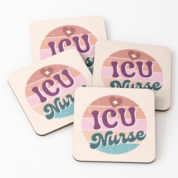 Item preview, ICU Nurses | Intensive Care Nursing | Retro Design | Nursing Specialty designed and sold by DesignsRN.