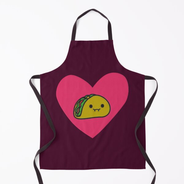 Item preview, Hot pink heart taco designed and sold by theredfoxs.