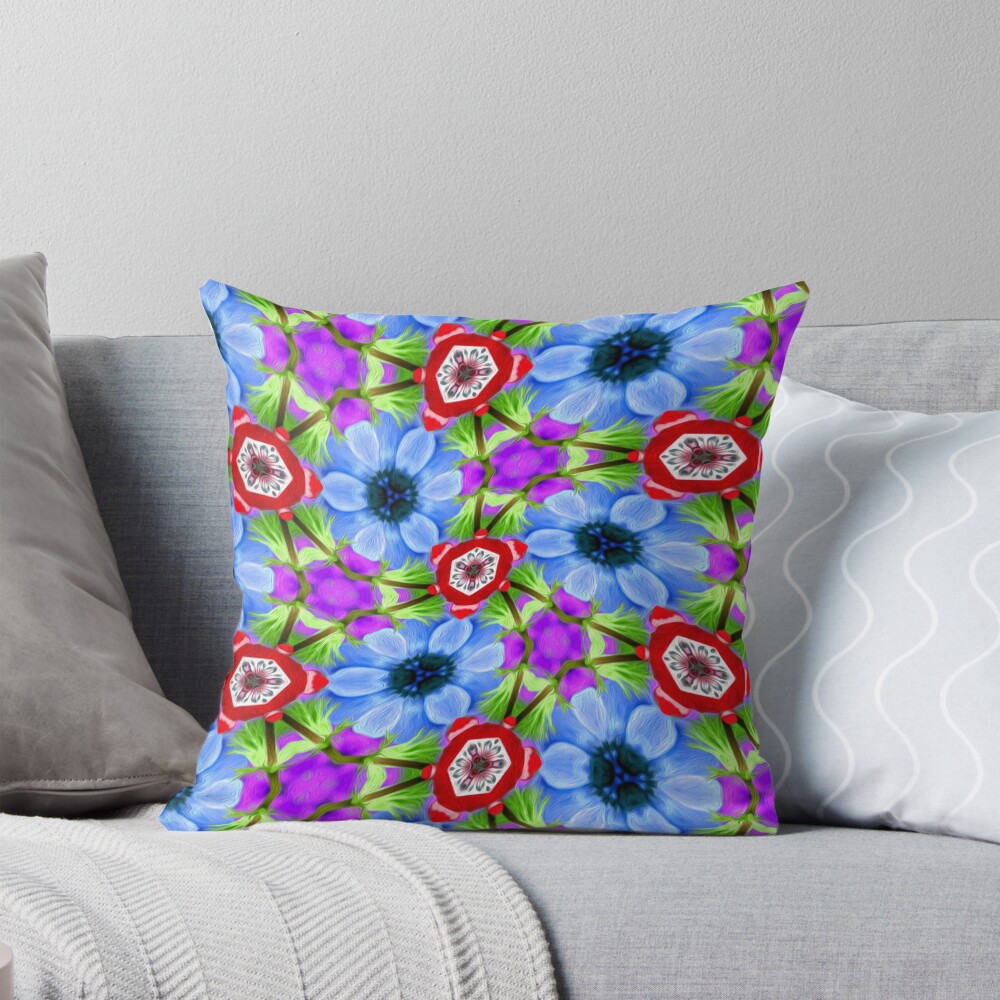 Item preview, Throw Pillow designed and sold by Patternflower.
