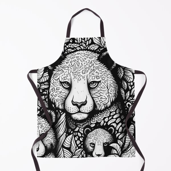 Item preview, Leopard Pattern / Black and white designed and sold by MonkStudio.