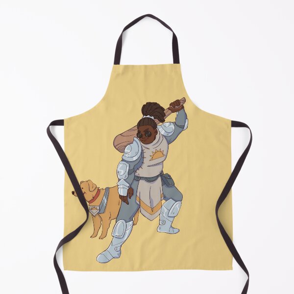 Item preview, Fantasy Character with Wooden Club, Armor & Seeing Eye Dog designed and sold by moonrunesshop.