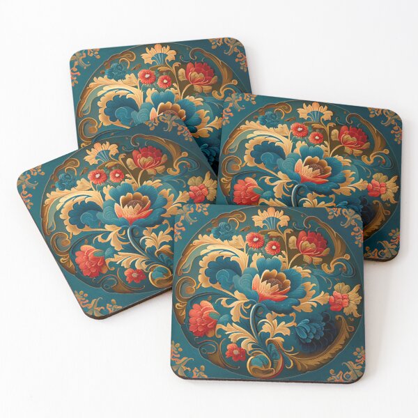 Item preview, Norwegian Blue Telemark Rosemaling designed and sold by bestsalernow.