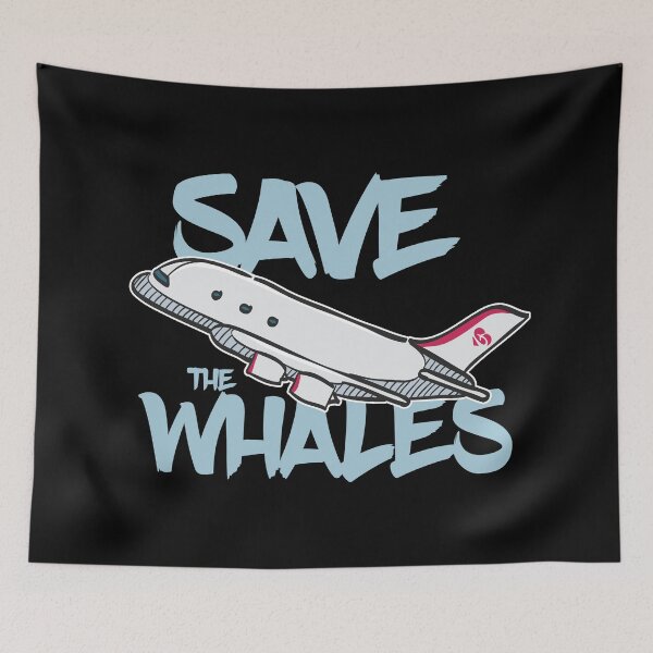 Item preview, Save The Whales Funny Aviation Quote designed and sold by Ikaroots.