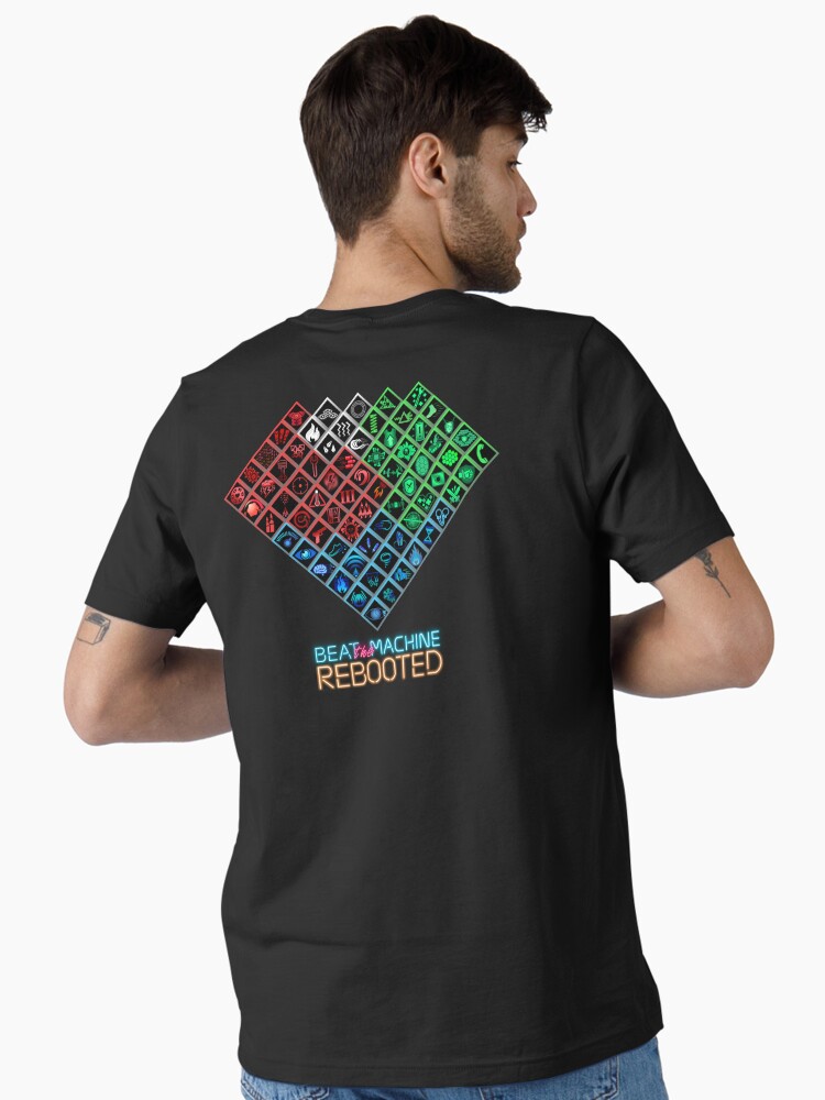Thumbnail 1 of 7, Essential T-Shirt, Beat the Machine: Rebooted - Skill Tree Heart designed and sold by SanguineStudios.