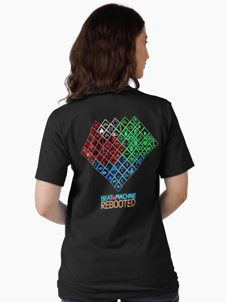 Thumbnail 2 of 7, Essential T-Shirt, Beat the Machine: Rebooted - Skill Tree Heart designed and sold by SanguineStudios.