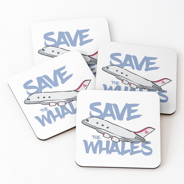 Item preview, Save The Whales Funny Aviation Saying designed and sold by Ikaroots.