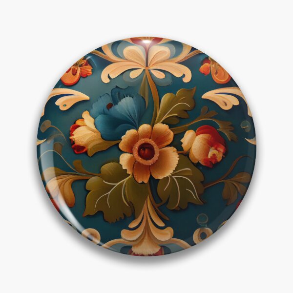 Item preview, Norwegian Blue Telemark Rosemaling designed and sold by bestsalernow.