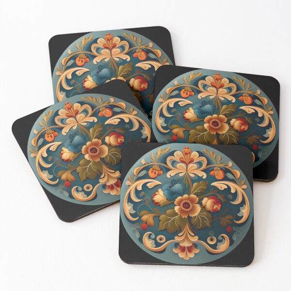 Item preview, Norwegian Blue Telemark Rosemaling designed and sold by bestsalernow.