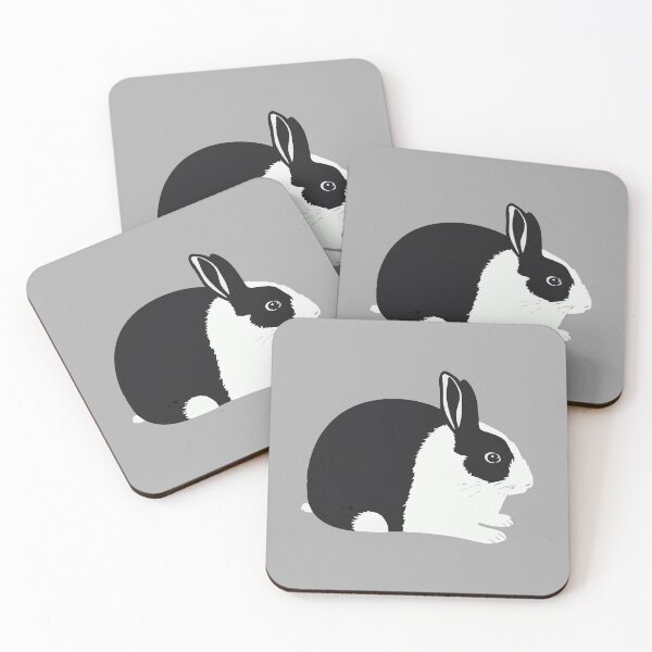 Item preview, Black Dutch Rabbit Bunny Cute Pet designed and sold by wigobun.