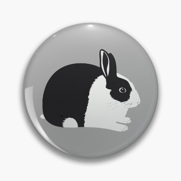 Item preview, Black Dutch Rabbit Bunny Cute Pet designed and sold by wigobun.