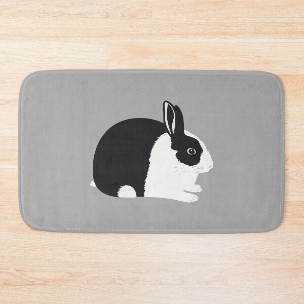 Item preview, Black Dutch Rabbit Bunny Cute Pet designed and sold by wigobun.