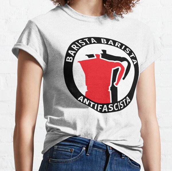 barista antifascista shirt