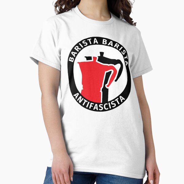 Item preview, Barista Barista Antifascista designed and sold by fabianb.