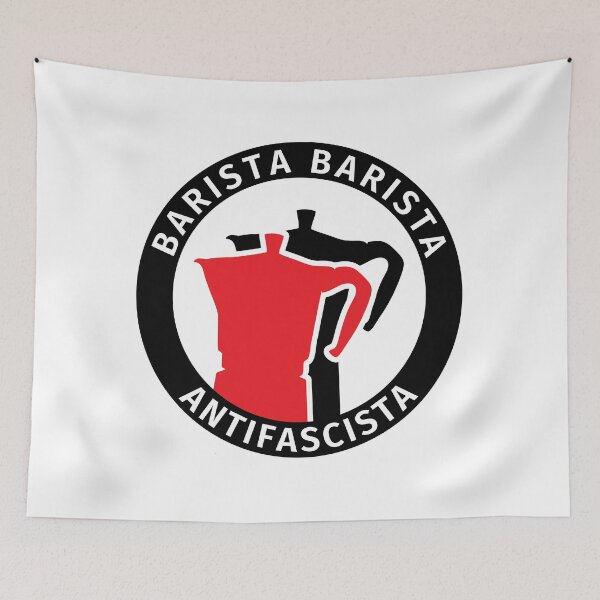 Item preview, Barista Barista Antifascista designed and sold by fabianb.