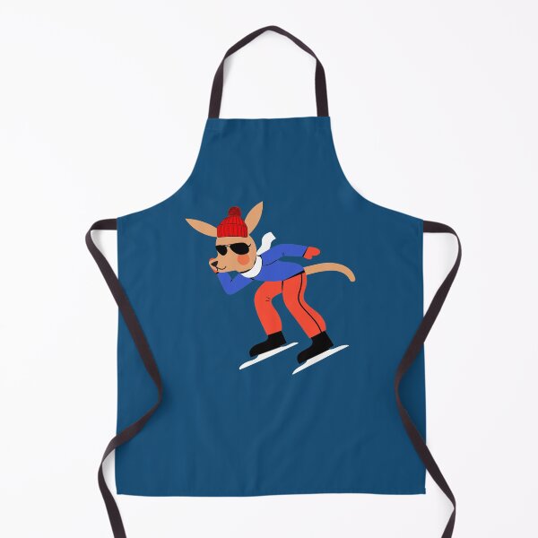 Item preview, Ice skating kangaroo designed and sold by GasconyPassion.