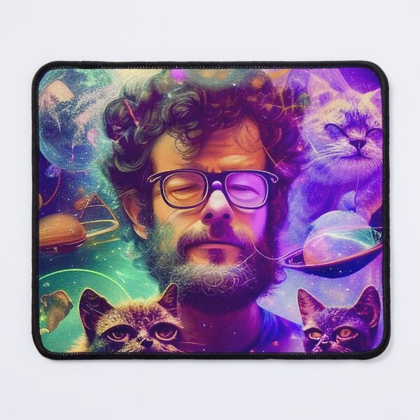 Item preview, Terence McKenna Space Cats designed and sold by Psychedelic-Sap.