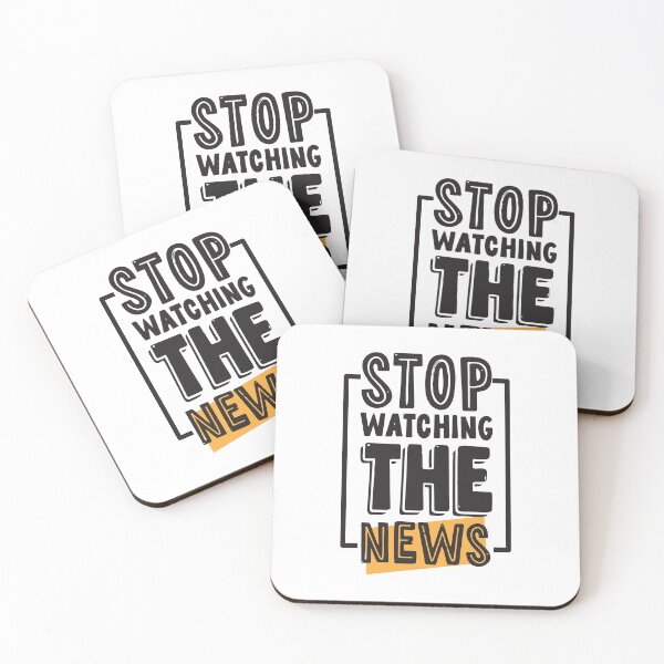 Item preview, Stop Watching The News | Propaganda | Fake News designed and sold by CatsCrew.