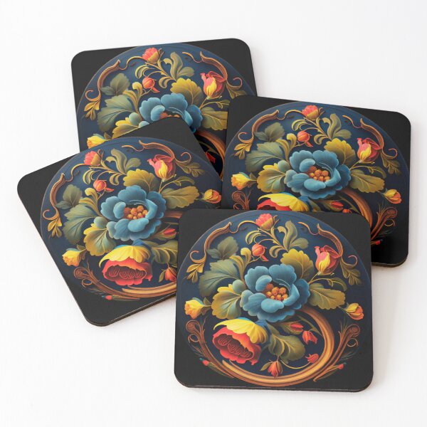 Item preview,  Norwegian Blue Telemark Rosemaling designed and sold by bestsalernow.