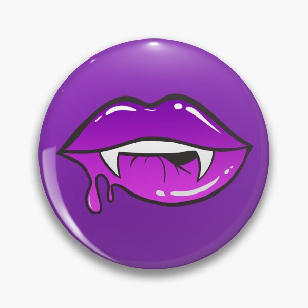 Item preview, Wet Vamp Lips | Purple designed and sold by moonrunesshop.