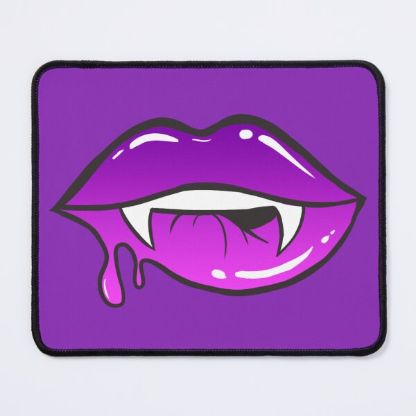 Item preview, Wet Vamp Lips | Purple designed and sold by moonrunesshop.
