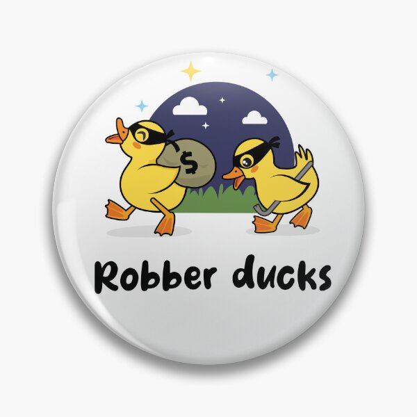 Item preview, Robber ducks (on light colors) designed and sold by messy-nessie.