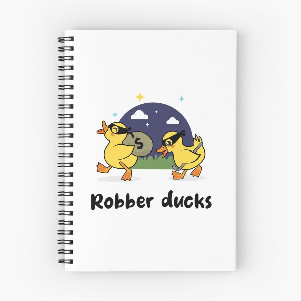 Item preview, Robber ducks (on light colors) designed and sold by messy-nessie.