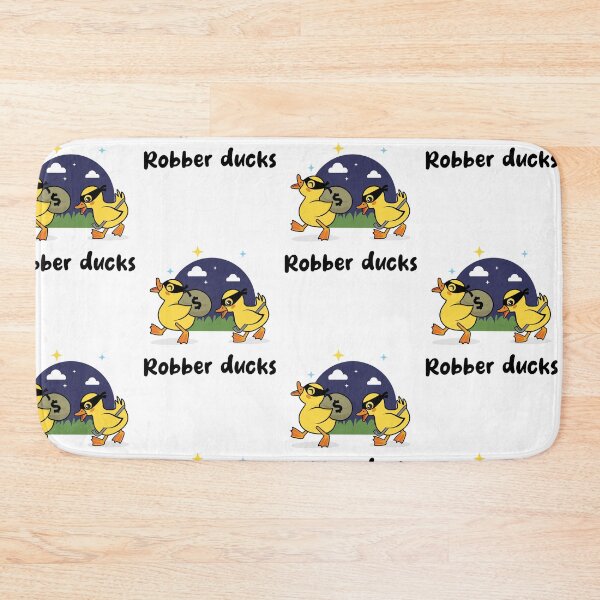 Item preview, Robber ducks (on light colors) designed and sold by messy-nessie.