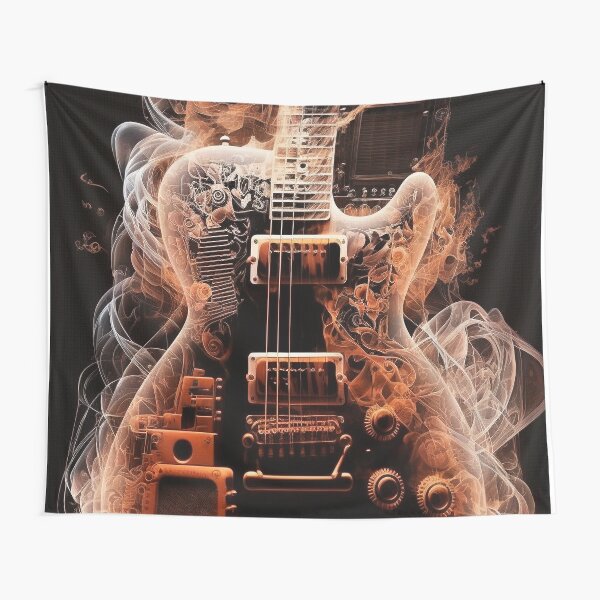 Guitar tapestry hot sale