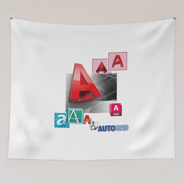 Item preview, AutoCAD Logo History designed and sold by CreatorHub.