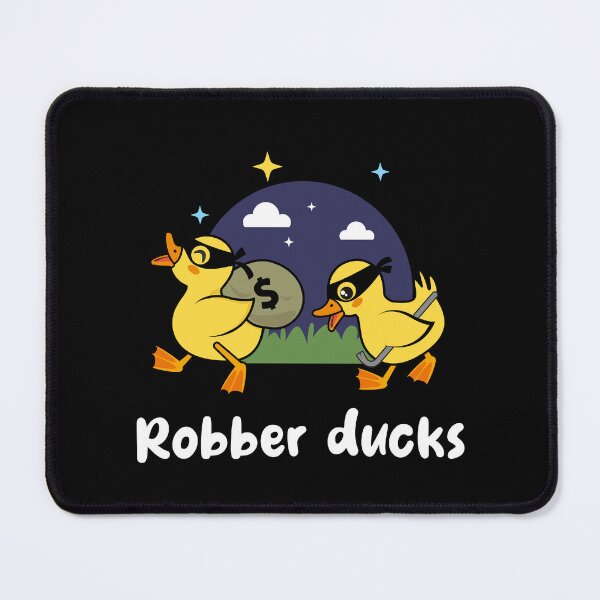 Item preview, Robber ducks (on dark colors) designed and sold by messy-nessie.