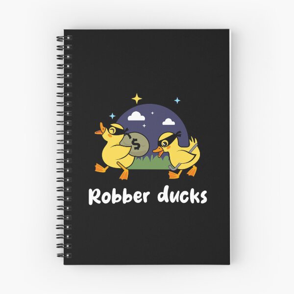 Item preview, Robber ducks (on dark colors) designed and sold by messy-nessie.