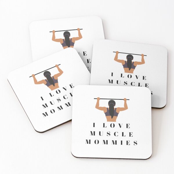 Item preview, i love muscle mommies designed and sold by DreamBigShirts.
