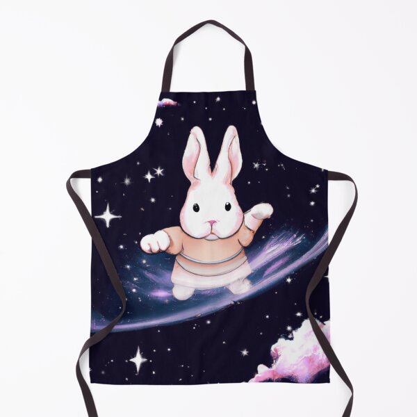 Item preview, Wandering rabbit in space-Edited AI generated art designed and sold by Frostp.