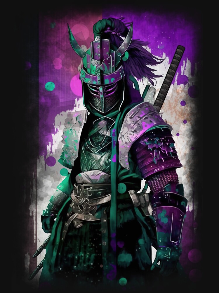 Premium AI Image  anime samurai cyberpunk