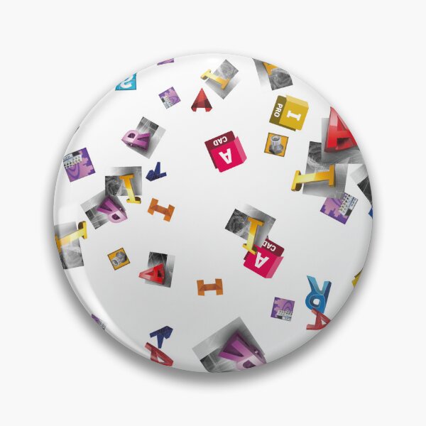 Item preview, AutoCAD Inventor Revit Logo Confetti designed and sold by CreatorHub.