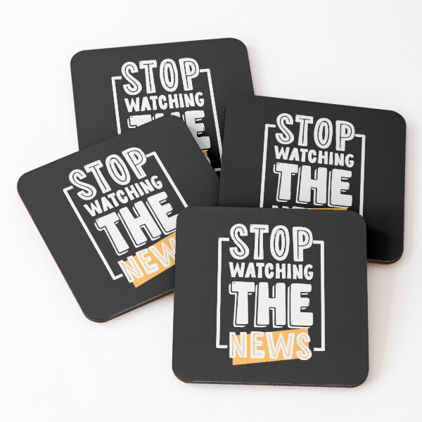 Item preview, Stop Watching The News | Propaganda | Fake News designed and sold by CatsCrew.
