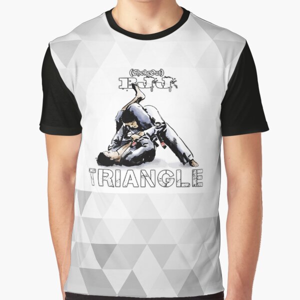 "White Bjj Triangle Choke" Tshirt for Sale by chokeoutwear Redbubble