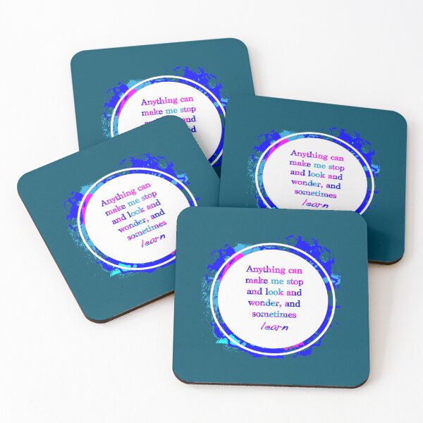 Item preview, Kurt Vonnegut Learning Quote designed and sold by ReginaldLessard.